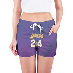 Шорты женские Los Angeles Lakers Kobe Brya, цвет: 3D-принт — фото 2