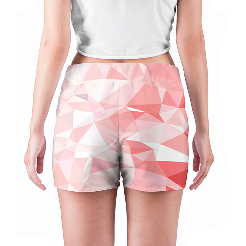 Женские шорты Pink abstraction / 3D-принт – фото 4