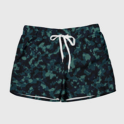 Шорты женские Камуфляж, цвет: 3D-принт