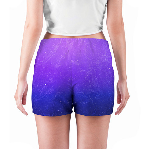 Женские шорты Звёздное небо / 3D-принт – фото 4