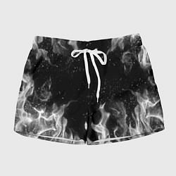 Шорты женские БЕЛЫЙ ОГОНЬ, цвет: 3D-принт