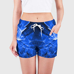 Шорты женские СИНЯЯ БРОНЯ, цвет: 3D-принт — фото 2