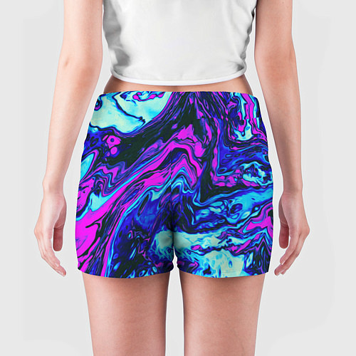 Женские шорты DIGITAL ABSTRACT / 3D-принт – фото 4