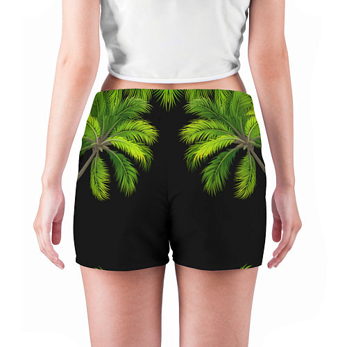 Женские шорты Пальмы / 3D-принт – фото 4