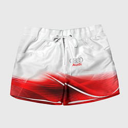 Шорты женские AUDI, цвет: 3D-принт