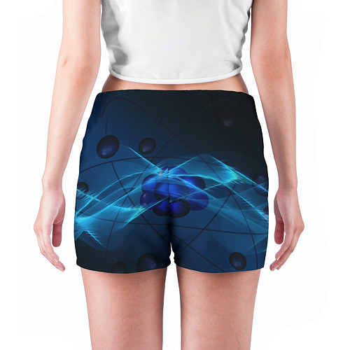 Женские шорты Атом / 3D-принт – фото 4