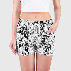 Шорты женские GHOSTEMANE, цвет: 3D-принт — фото 2