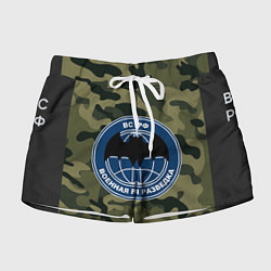 Шорты женские Военная Разведка, цвет: 3D-принт