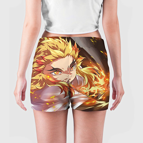 Женские шорты Клинок Рассекающий Демонов / 3D-принт – фото 4