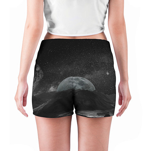 Женские шорты Луна / 3D-принт – фото 4