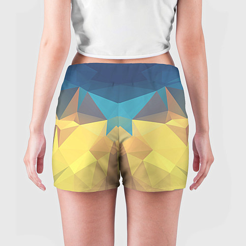 Женские шорты Абстрактная Геометрия / 3D-принт – фото 4