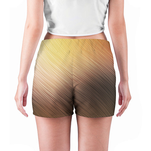 Женские шорты Texture Sun Glare / 3D-принт – фото 4