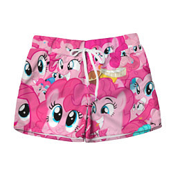 Шорты женские Pinkie Pie pattern, цвет: 3D-принт
