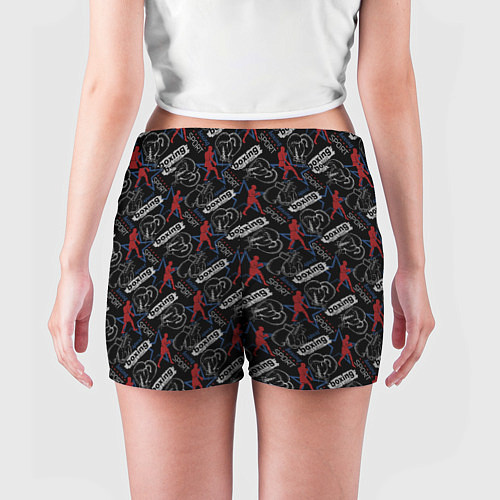Женские шорты Бокс / 3D-принт – фото 4
