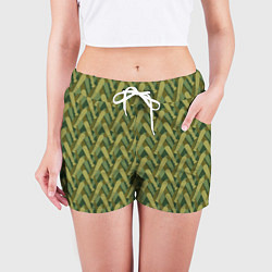 Шорты женские Бейсбольные Биты, цвет: 3D-принт — фото 2