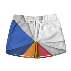 Шорты женские Трегоугольник, цвет: 3D-принт