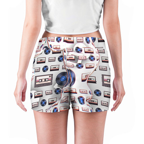 Женские шорты Дискотека 80 / 3D-принт – фото 4