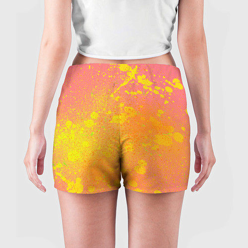 Женские шорты Гитара и подсолнухи / 3D-принт – фото 4
