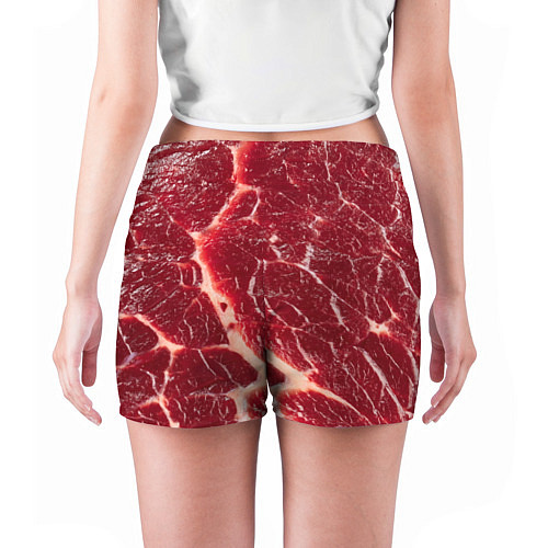 Женские шорты Мясо на Хэллоуин / 3D-принт – фото 4
