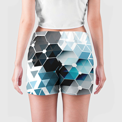 Женские шорты Абстракция FLO / 3D-принт – фото 4