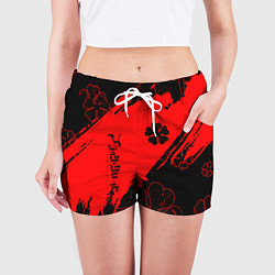Шорты женские Чёрный клевер: Black clover, цвет: 3D-принт — фото 2