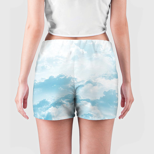 Женские шорты Плотные облака / 3D-принт – фото 4