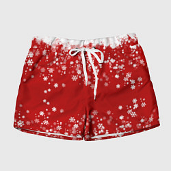 Шорты женские Вечный снегопад, цвет: 3D-принт