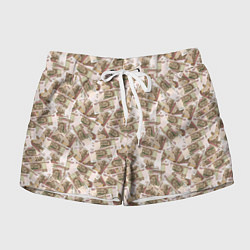 Женские шорты Купюры 100 рублей