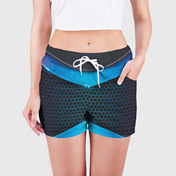 Шорты женские 3D NEON БРОНЬ, цвет: 3D-принт — фото 2