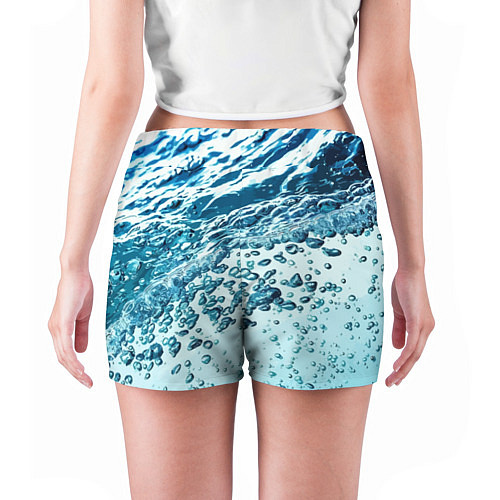 Женские шорты Wave Pacific ocean / 3D-принт – фото 4