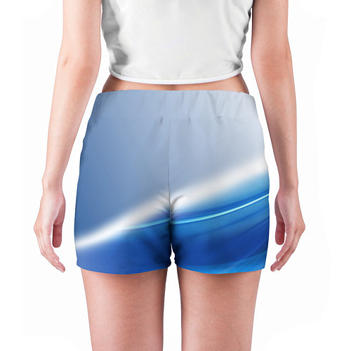 Женские шорты Цифровая волна / 3D-принт – фото 4