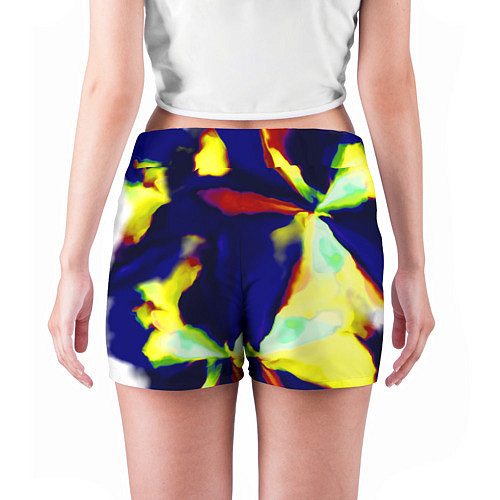 Женские шорты Разноцветный вспышка / 3D-принт – фото 4