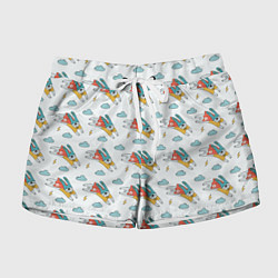 Шорты женские Супер-заяц, цвет: 3D-принт