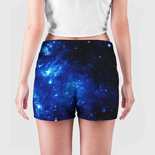 Женские шорты Сияние космоса / 3D-принт – фото 4