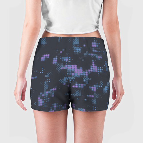 Женские шорты Текстурная мозайка / 3D-принт – фото 4