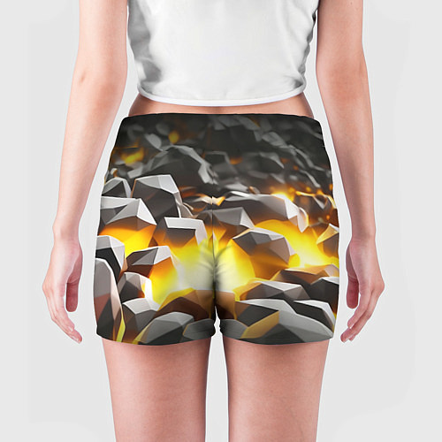 Женские шорты Золотая руда / 3D-принт – фото 4