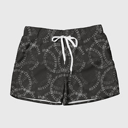 Шорты женские Круговые руны, цвет: 3D-принт