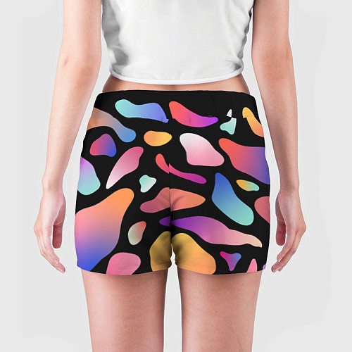 Женские шорты Fashionable colorful pattern / 3D-принт – фото 4