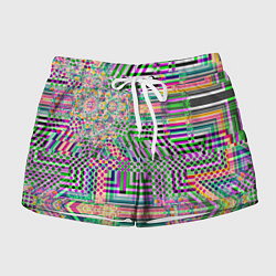 Женские шорты Геометрическая абстракция ультра