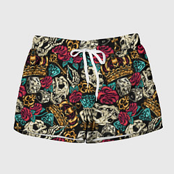 Шорты женские A pattern for a hipster, цвет: 3D-принт