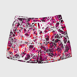 Шорты женские Абстракция - черная вдова, цвет: 3D-принт