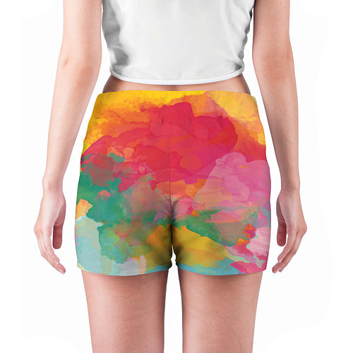 Женские шорты Спектр акварели / 3D-принт – фото 4