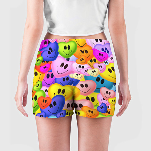 Женские шорты Улыбка любви / 3D-принт – фото 4