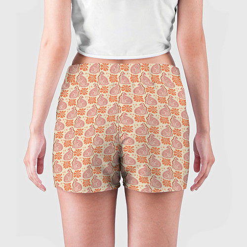 Женские шорты Тигрица со змейкой / 3D-принт – фото 4