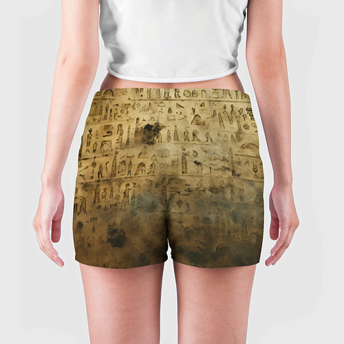 Женские шорты Древний папирус / 3D-принт – фото 4