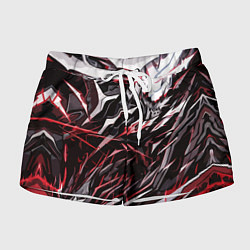 Женские шорты Острый металл красный