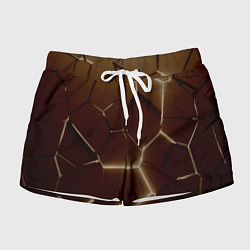 Женские шорты Ретро плиты разломы прошлого