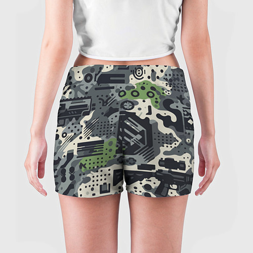 Женские шорты Counter Strike go - pattern / 3D-принт – фото 4