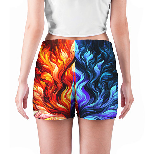 Женские шорты Два огня / 3D-принт – фото 4