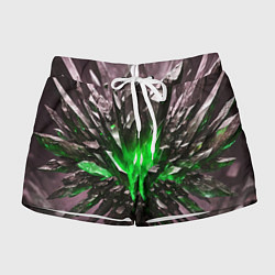 Женские шорты Драгоценный камень зелёный